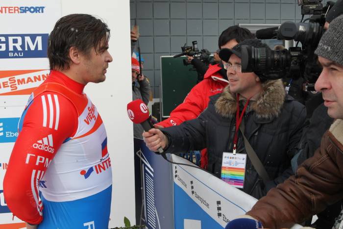 Сборная России по санному спорту - чемпион Европы в эстафете!