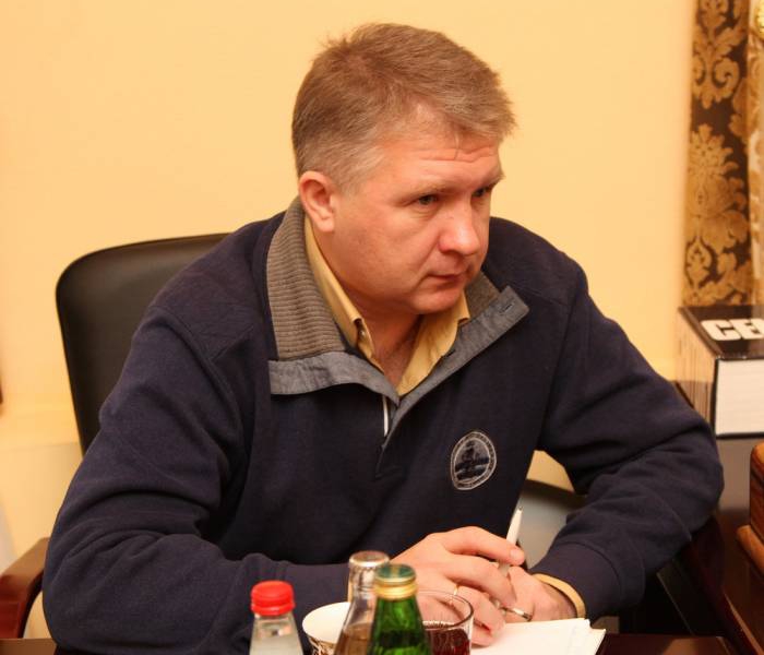 Встреча Леонида Гарта с ведущими журналистами, освещающими санный спорт